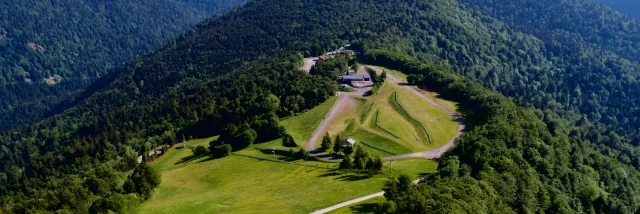 Vue aérienne de La Planche des Belles Filles - Vosges du Sud