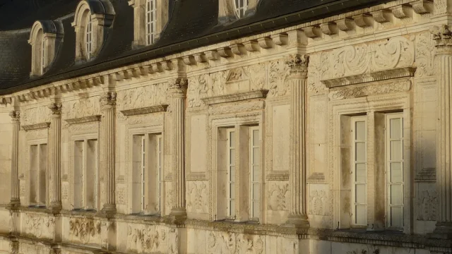 Vue sur la façade Ouest du Château de Champlitte - Vesoul-Val de Saône