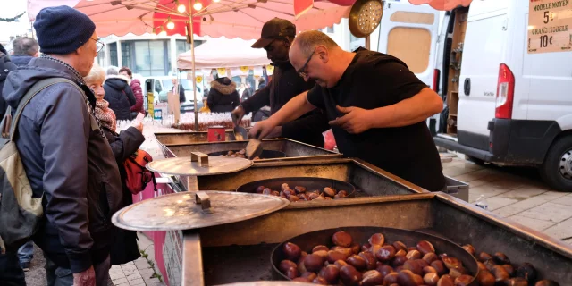 Un stand de la Foire de la Sainte-Catherine à Vesoul - Vesoul-Val de Saône