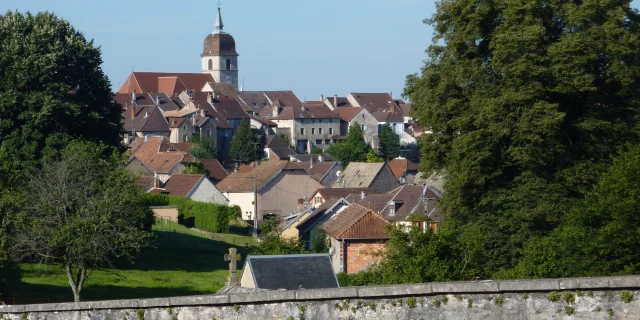 Vue d'ensemble de la Cité de Caractère de Villersexel - Vallée de l'Ognon