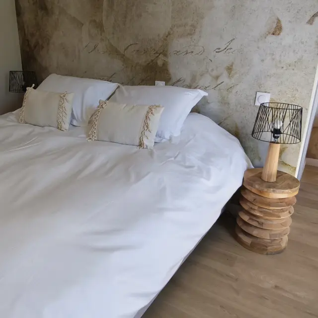 Détail d'une chambre du Domaine les 12 ponts - Vallée de l'Ognon - Haute-Saône
