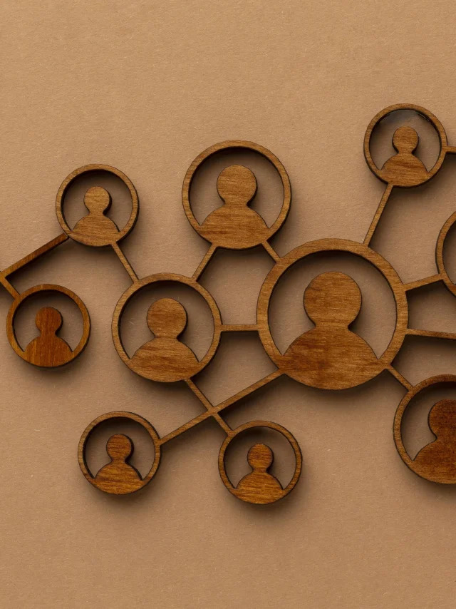 Abstract Networking Concept Still Life Arrangement By Freepik