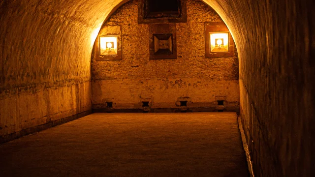 Salle Intérieure du Fort du Mont Vaudois - proche d'Héricourt - Ceinture fortifiée - Vosges du Sud