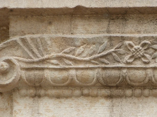 Détail d'architecture de la Cité de Caractère de Faucogney-et-la-Mer - Plateau des 1000 Etangs, Vosges du Sud